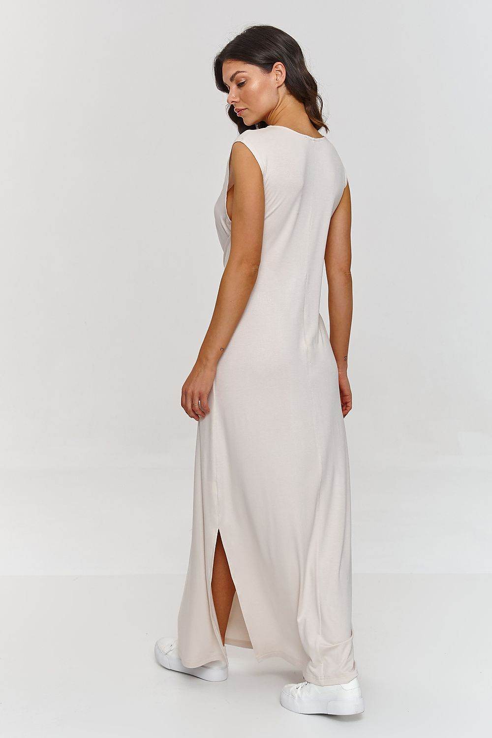 Stylish Maxi Dress with Comfortable Waist Tie - INDIEZ COUTURE