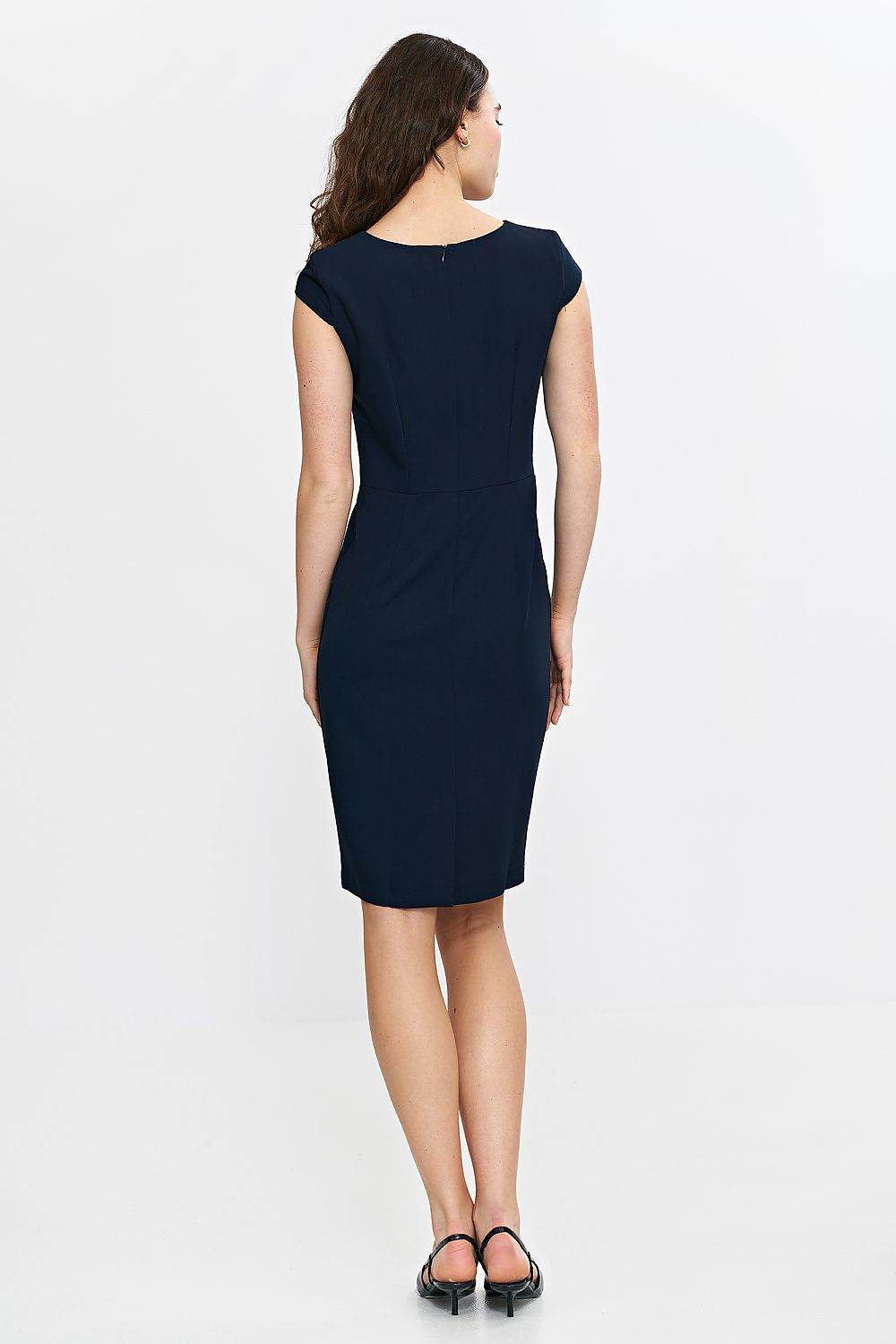 Elegant Fitted Daydress with Classic Pencil Skirt - INDIEZ COUTURE