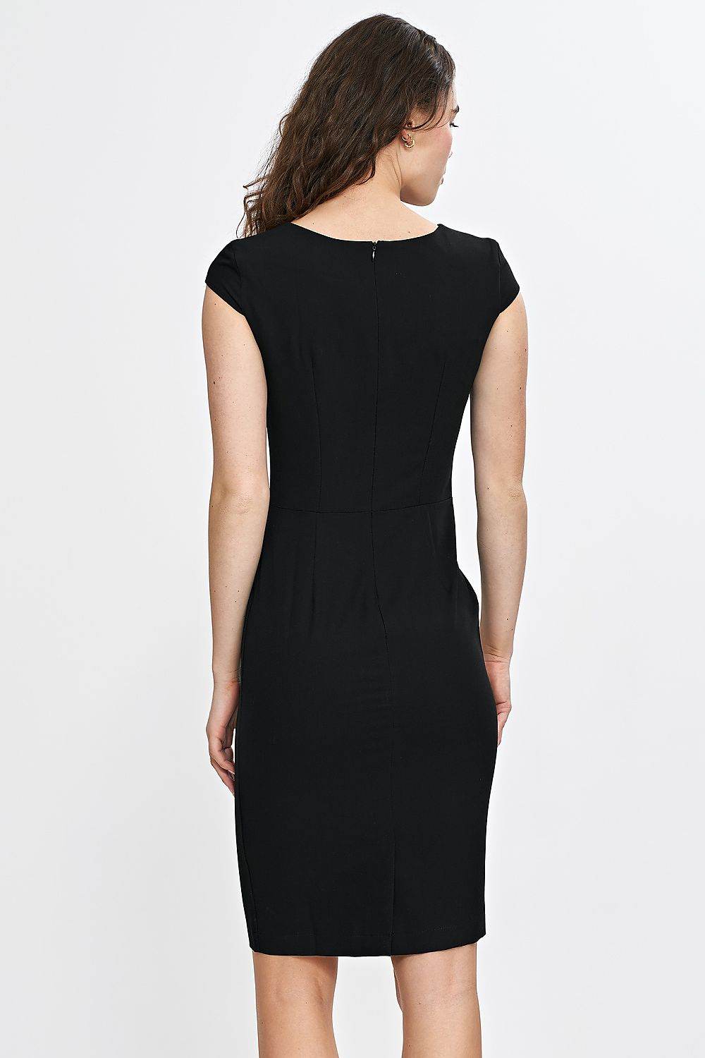 Elegant Fitted Daydress with Classic Pencil Skirt - INDIEZ COUTURE