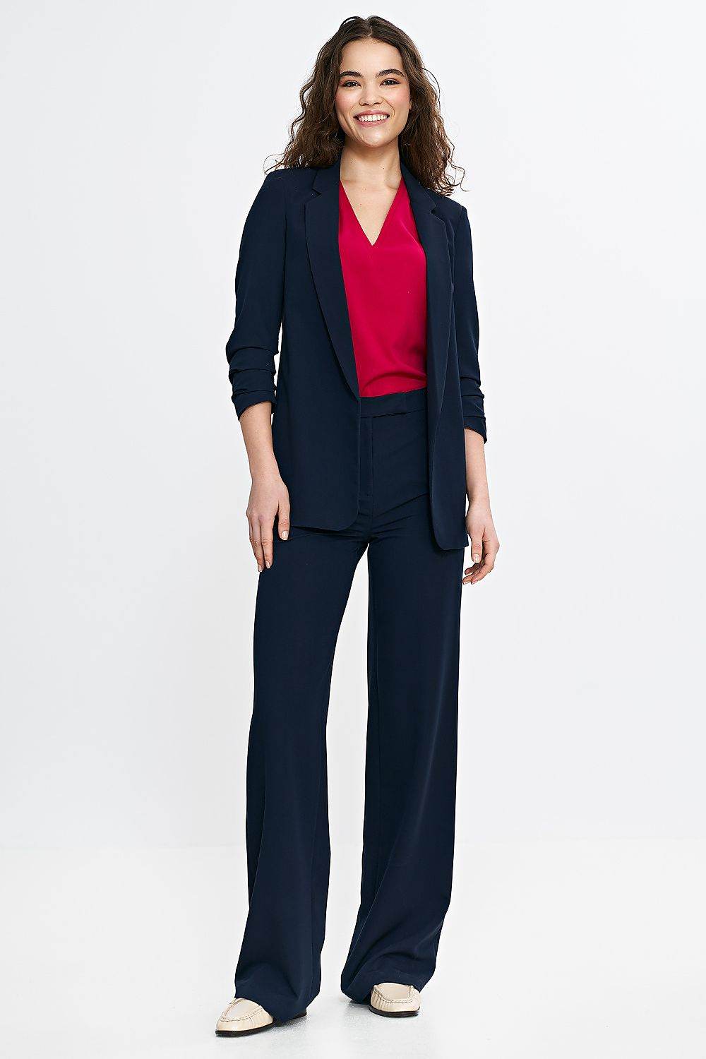 Stylish Women's Blazer with 3/4 Sleeves - INDIEZ COUTURE