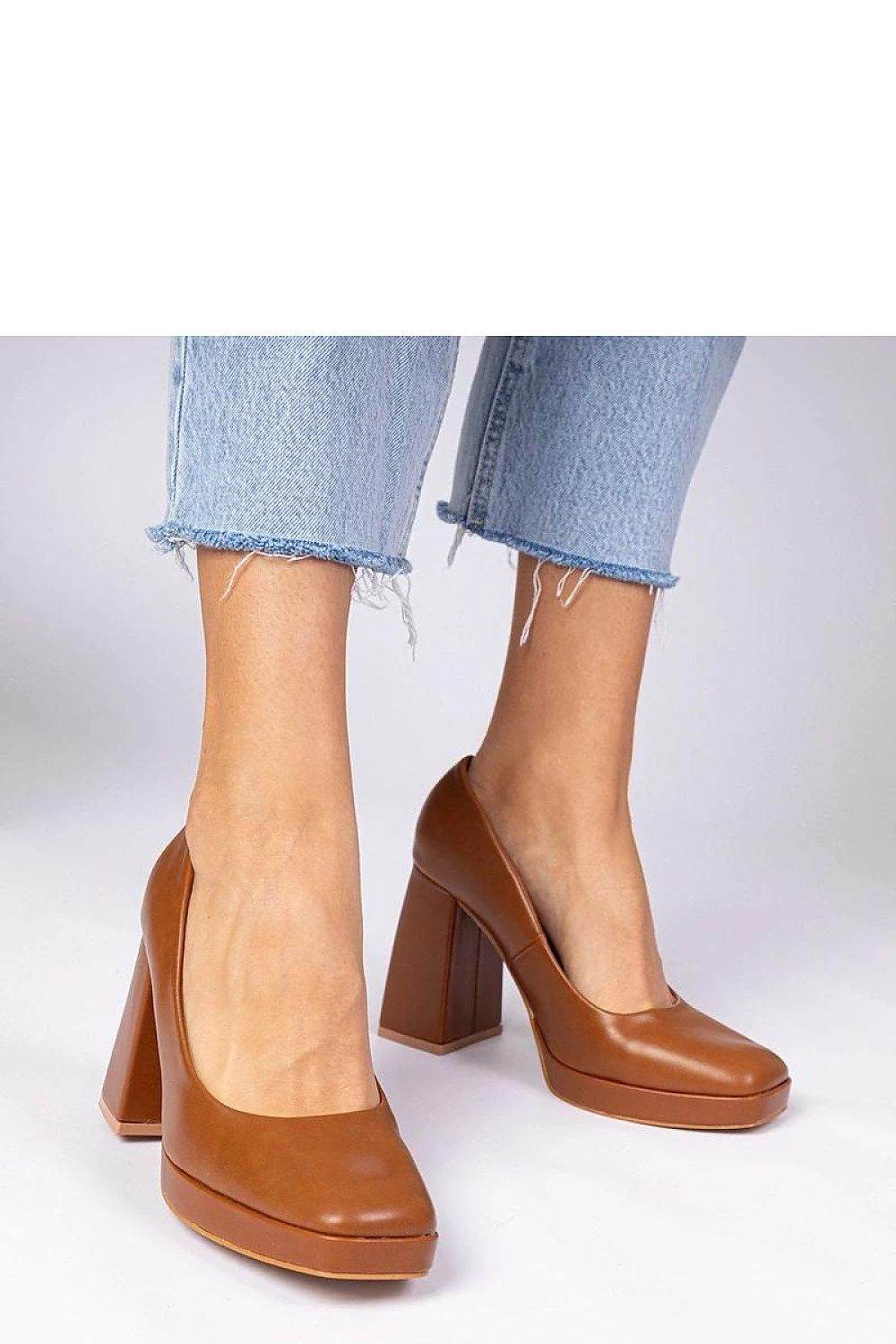 Block heel pumps PRIMO - INDIEZ COUTURE