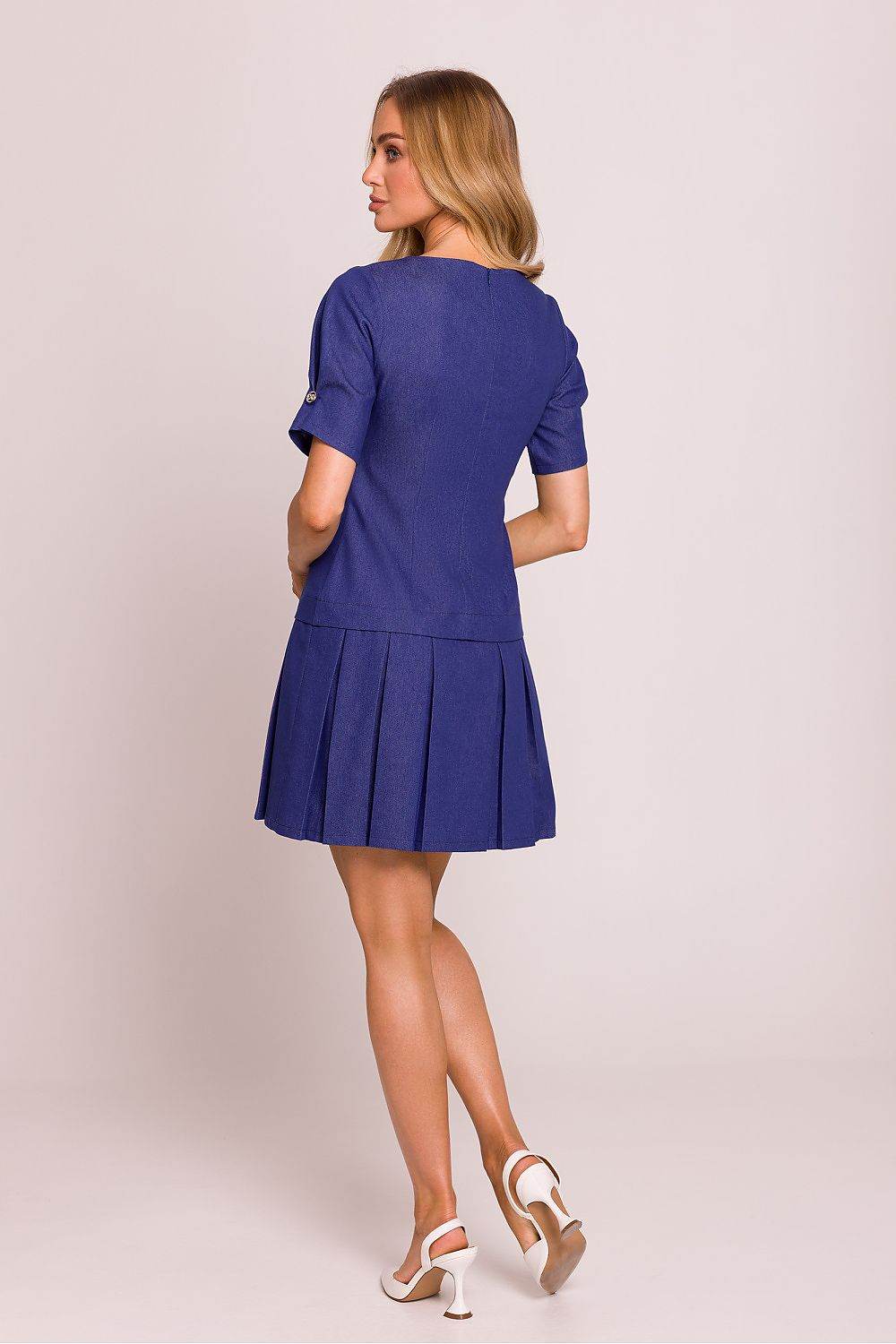 Elegant Mini Dress with Breathable Cotton Fabric - INDIEZ COUTURE