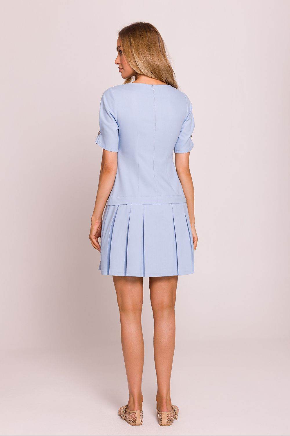 Elegant Mini Dress with Breathable Cotton Fabric - INDIEZ COUTURE
