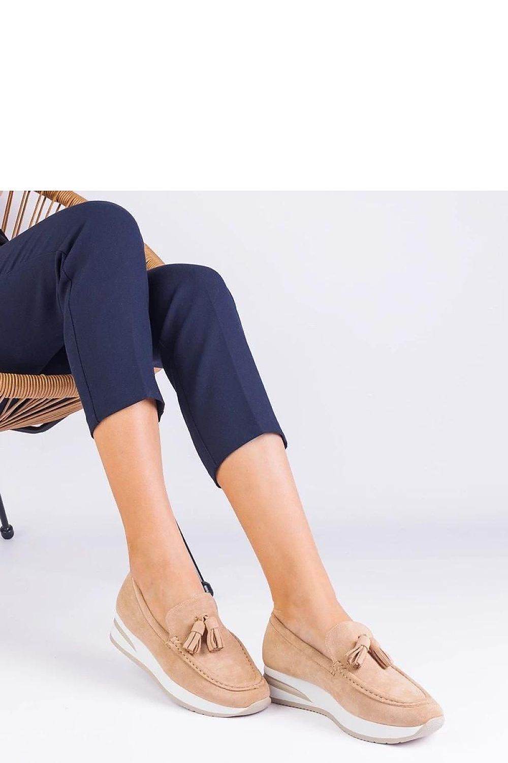 Elegant Black Women's Platform Moccasins with Selerina Embellishment - INDIEZ COUTURE