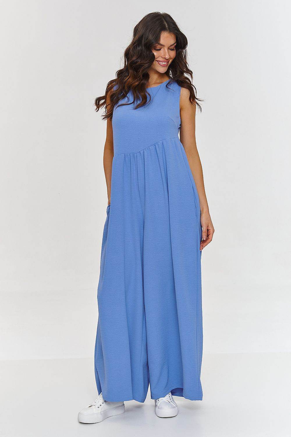 Elegant Maxi Jumpsuit with Comfortable Loose Fit - INDIEZ COUTURE