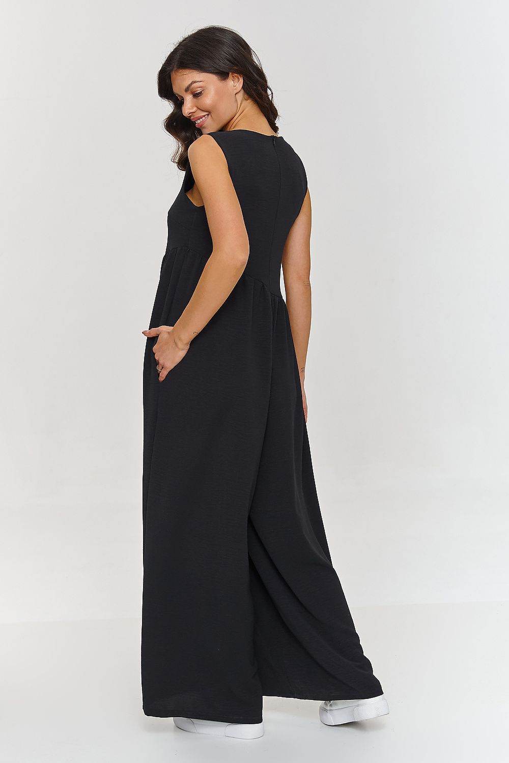 Elegant Maxi Jumpsuit with Comfortable Loose Fit - INDIEZ COUTURE