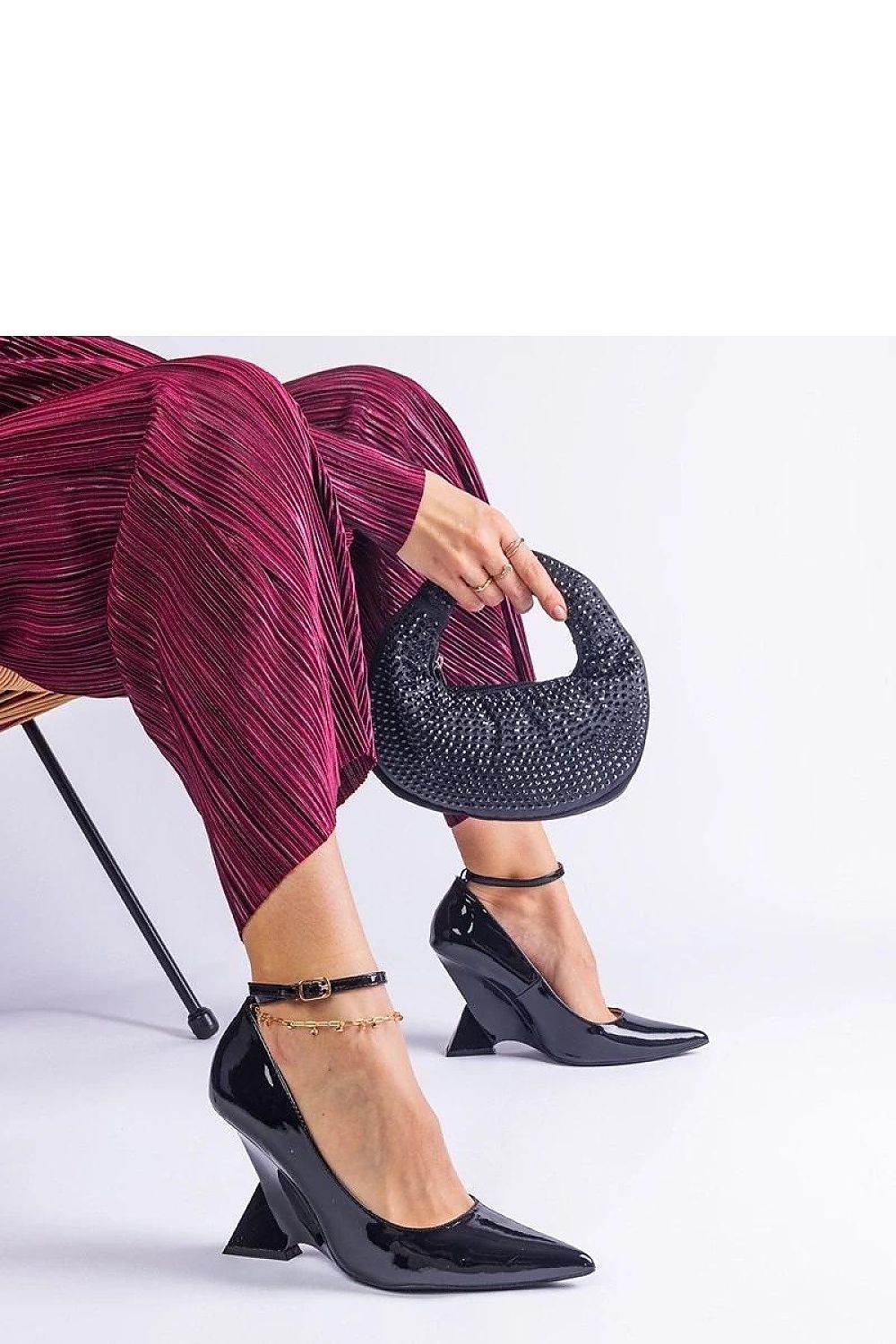 Red Patent Leather Wedge Pumps for Elegance and Comfort - INDIEZ COUTURE