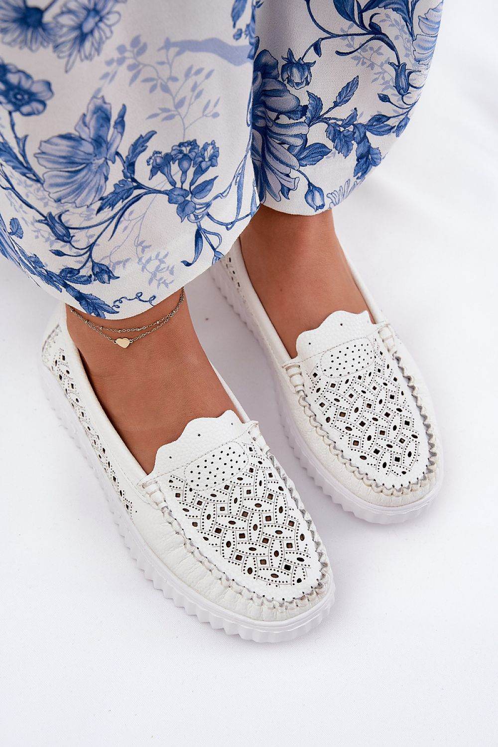 Elegant Lace-Up Moccasins with Comfortable Platform - INDIEZ COUTURE