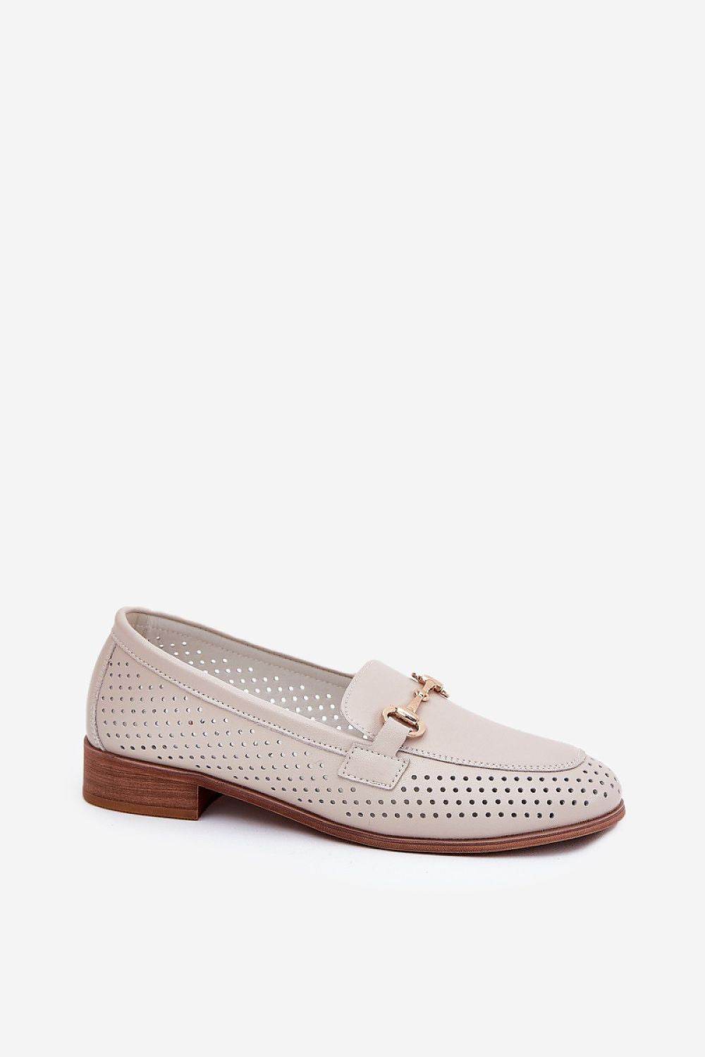Natural Leather Women's Moccasins with Soft Insole - INDIEZ COUTURE