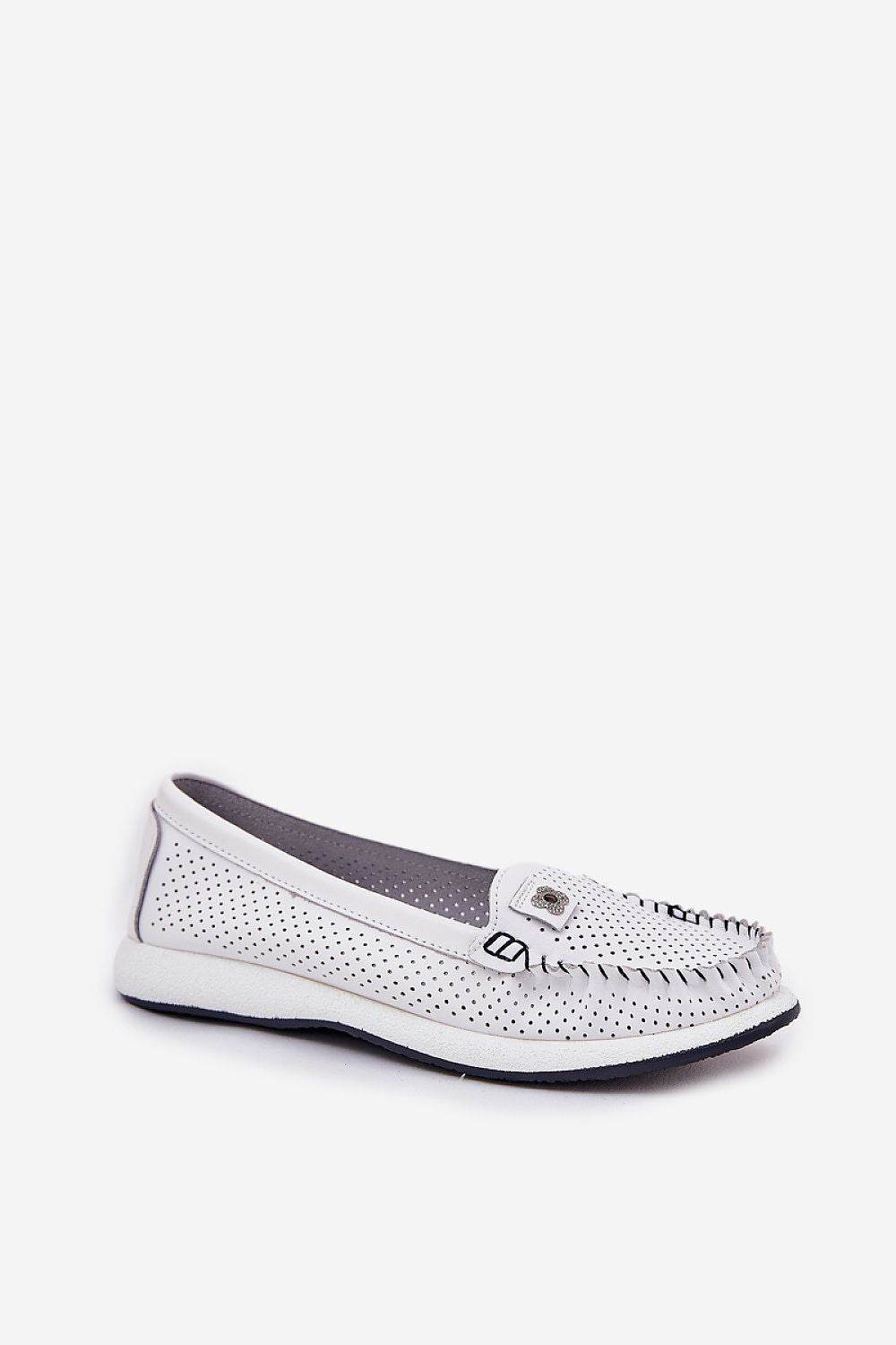Comfortable Women's Loafers with Floral Detail - INDIEZ COUTURE