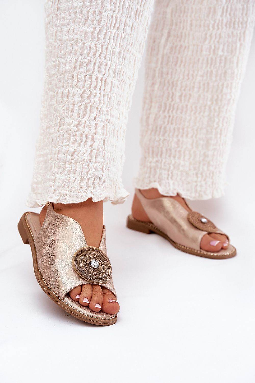 Eco Leather Women Sandals with Comfortable Insole - INDIEZ COUTURE