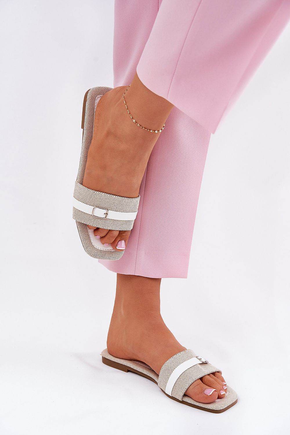 Comfortable Women's Flip-Flops with Stylish Buckle - INDIEZ COUTURE