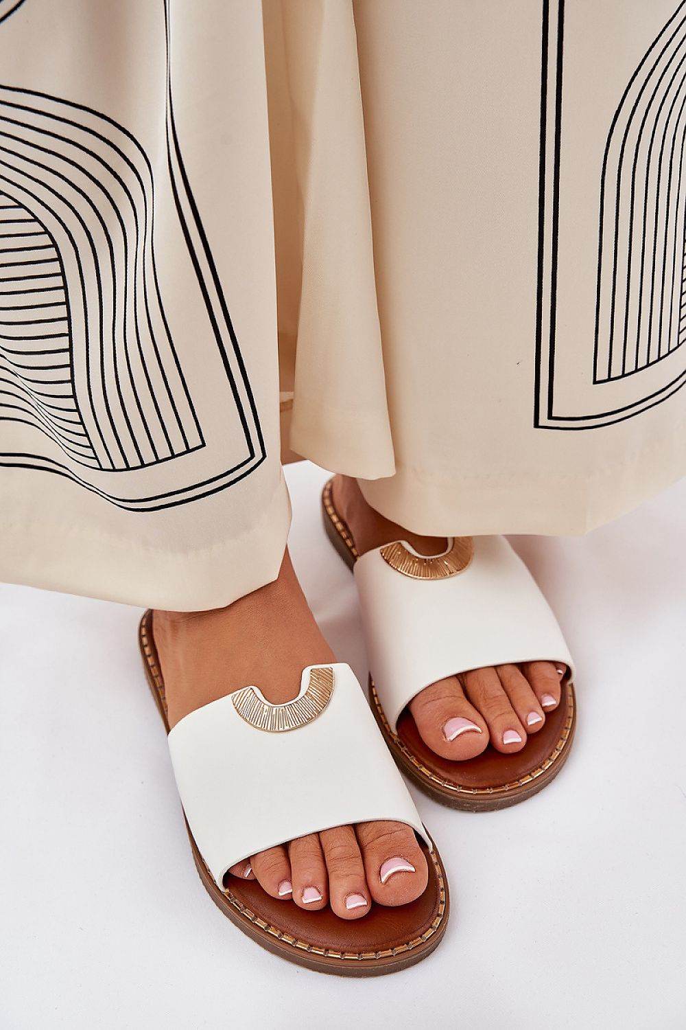 Elegant Women's Flat-Heeled Sandals for Summer - INDIEZ COUTURE