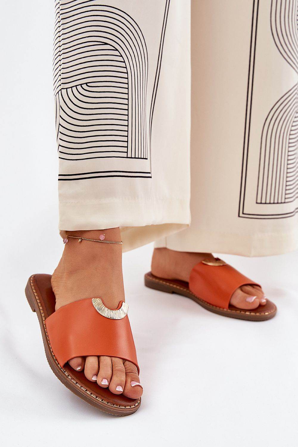 Elegant Women's Flat-Heeled Sandals for Summer - INDIEZ COUTURE