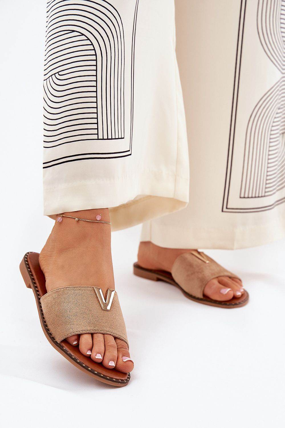 Eco-Suede Women's Flat-Heeled Sandals for Summer - INDIEZ COUTURE