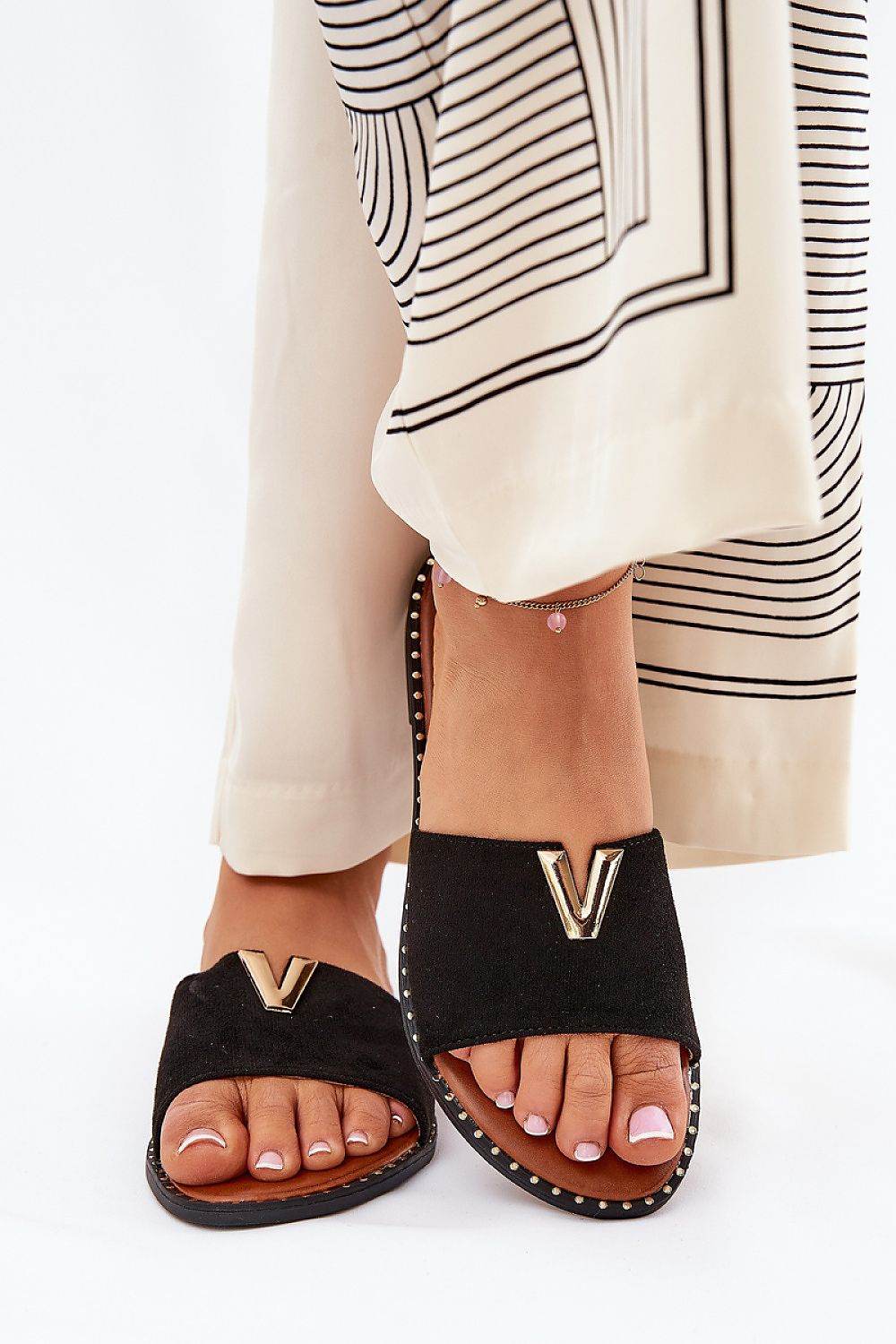 Eco-Suede Women's Flat-Heeled Sandals for Summer - INDIEZ COUTURE