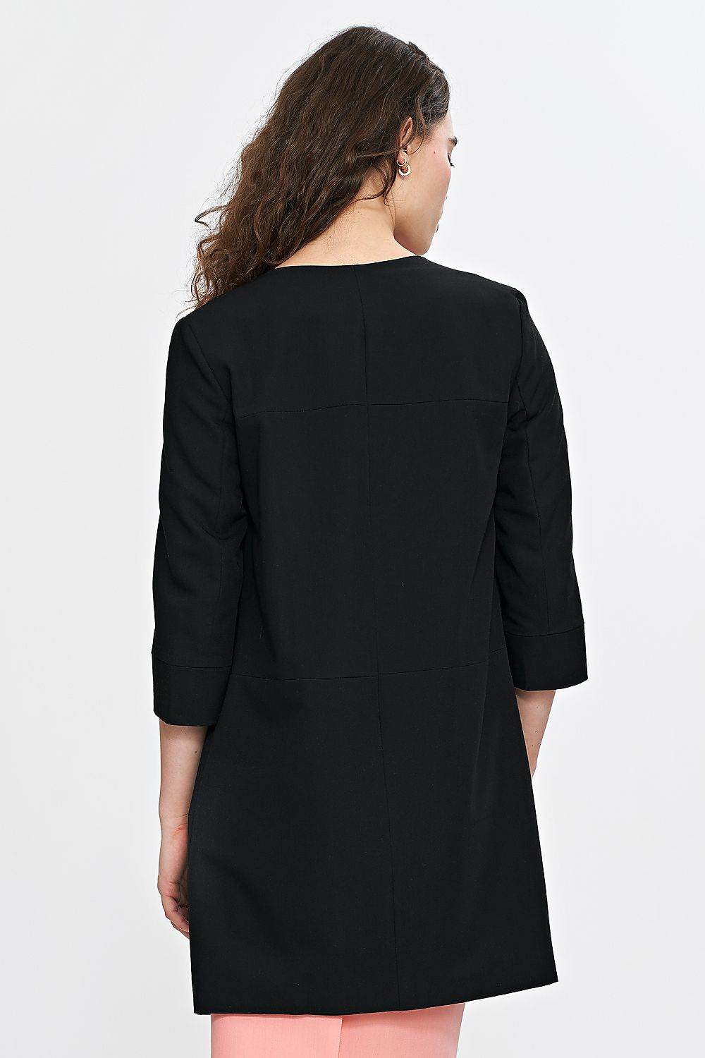 Elegant Women's Blazer with 3/4 Length Sleeves - INDIEZ COUTURE