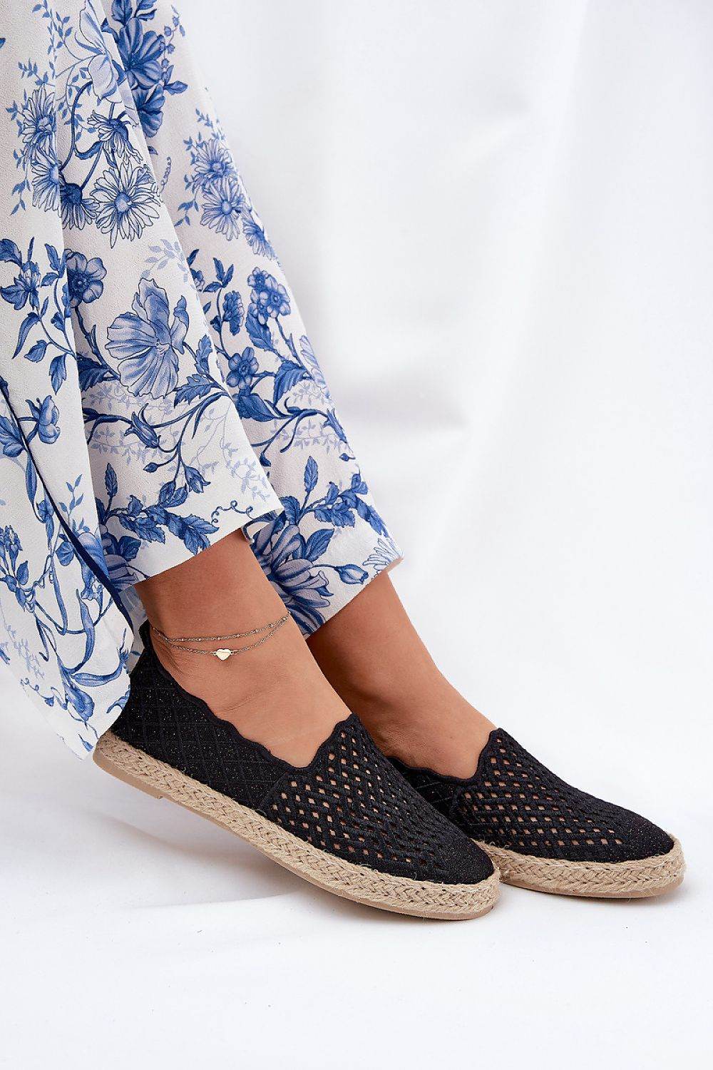 Lightweight Women's Espadrilles with Comfortable Rounded Toes - INDIEZ COUTURE