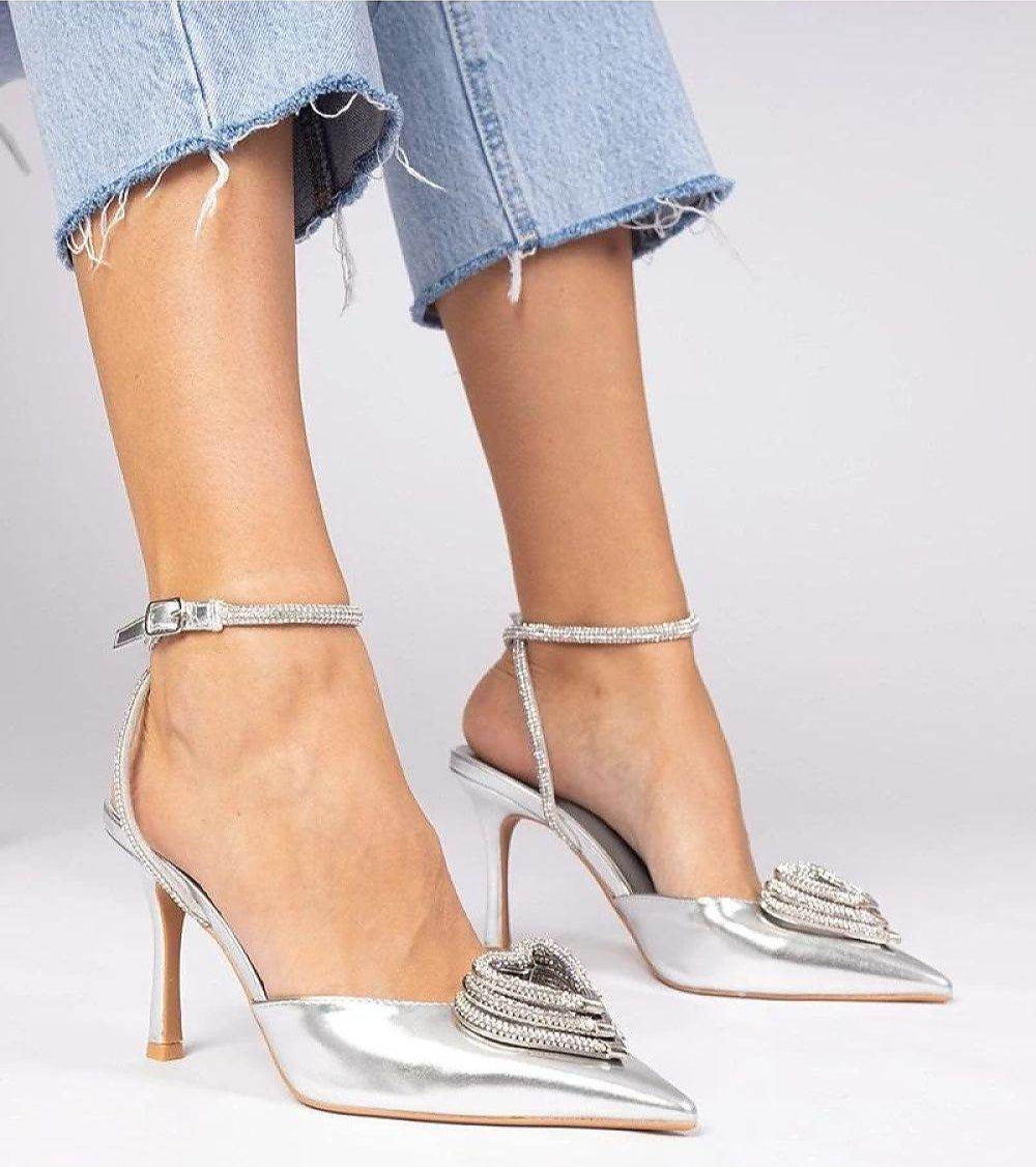 Elegant Blue Stiletto High Heels with Comfort - INDIEZ COUTURE