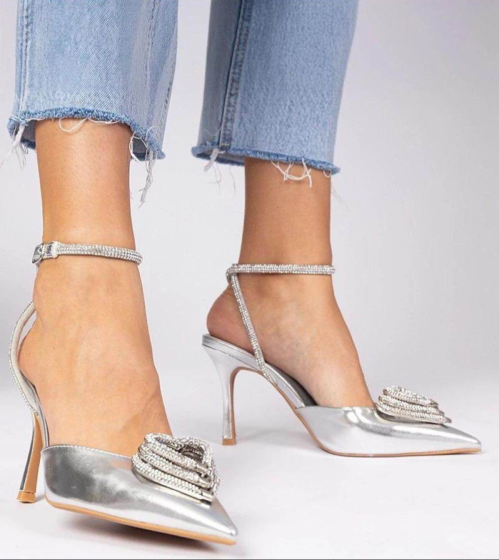 Elegant Blue Stiletto High Heels with Comfort - INDIEZ COUTURE