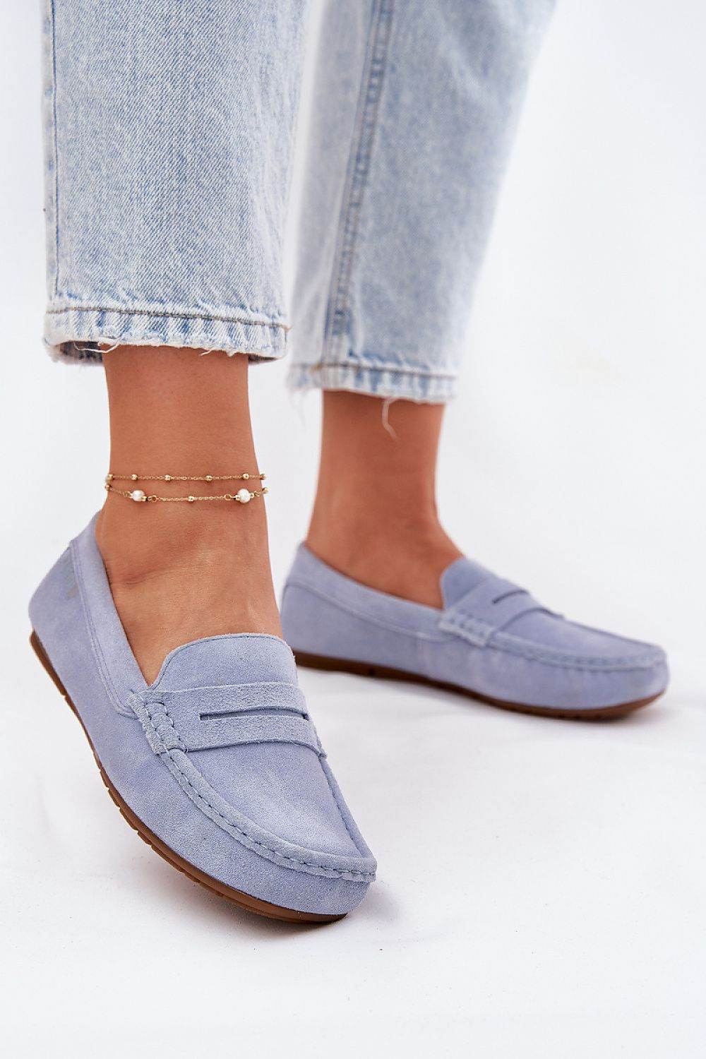 Mocassin Step In Style Women's Suede Loafers - INDIEZ COUTURE