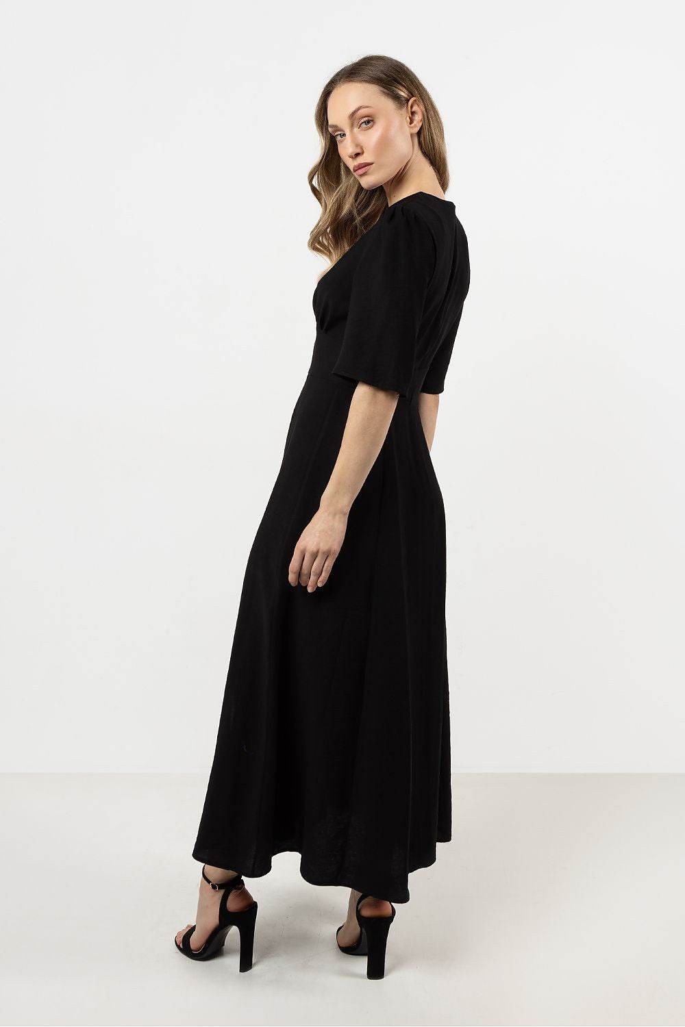 Elegantly Fitted Daydress with Feminine Grace - INDIEZ COUTURE
