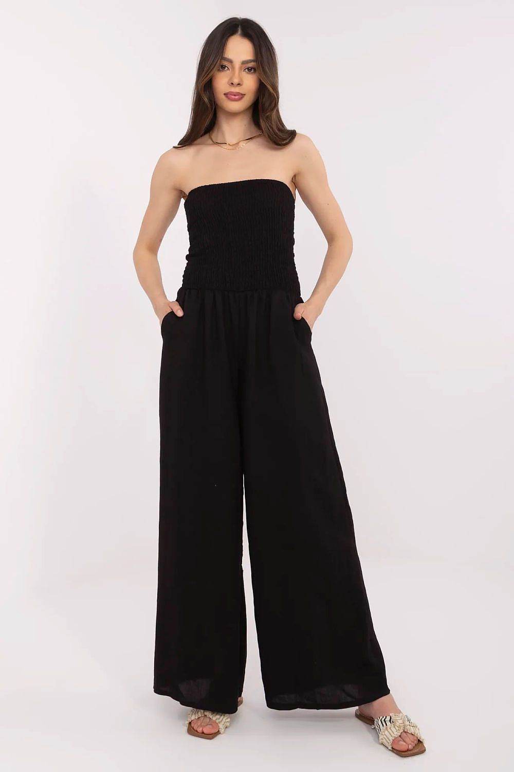 Stylish Breathable Jumpsuit with Spanish Neckline - INDIEZ COUTURE