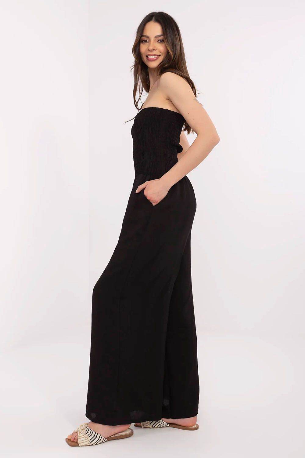 Stylish Breathable Jumpsuit with Spanish Neckline - INDIEZ COUTURE