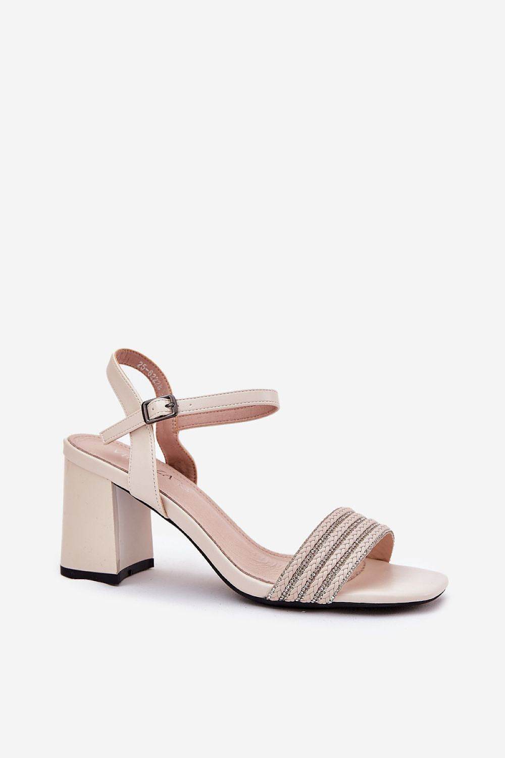 Elegant Women's Eco Leather Heel Sandals - INDIEZ COUTURE
