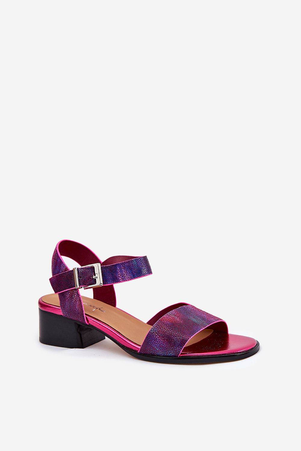 Elegant Women's Heel Sandals with Adjustable Strap - INDIEZ COUTURE