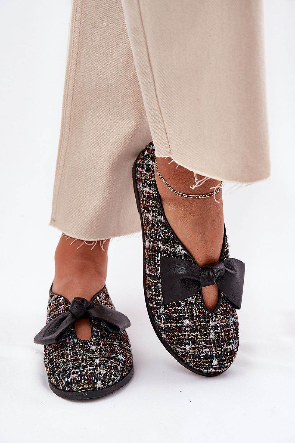 Everyday Elegance: Stylish Ballet Flats with Bow - INDIEZ COUTURE