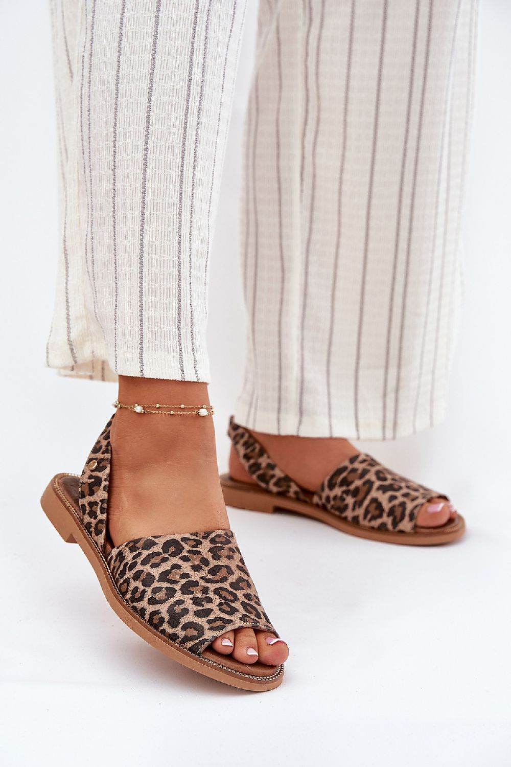 Slip-On Women's Sandals with Comfortable Leather Insole - INDIEZ COUTURE