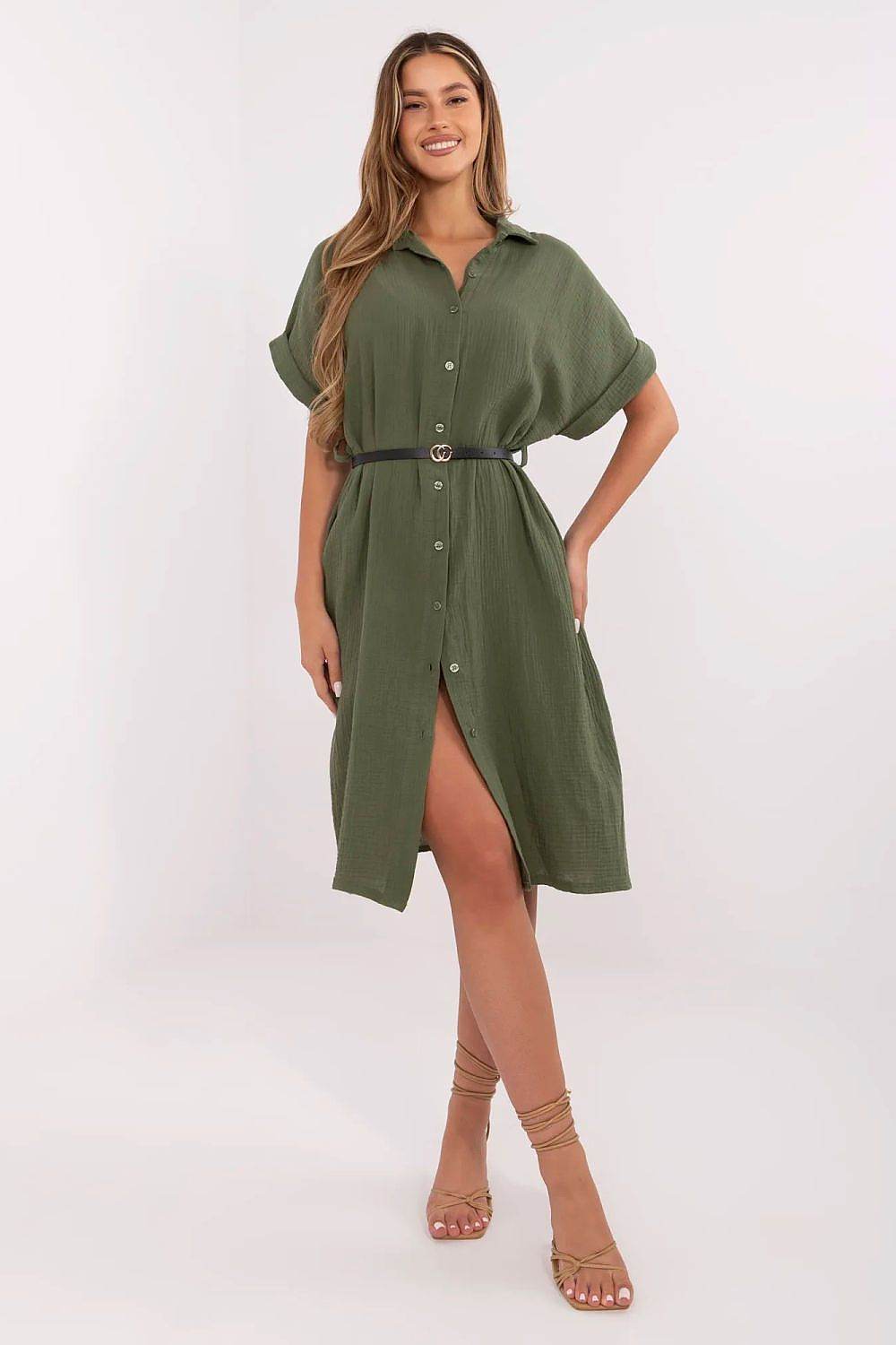 Breathable Cotton Muslin Dress for Everyday Elegance - INDIEZ COUTURE