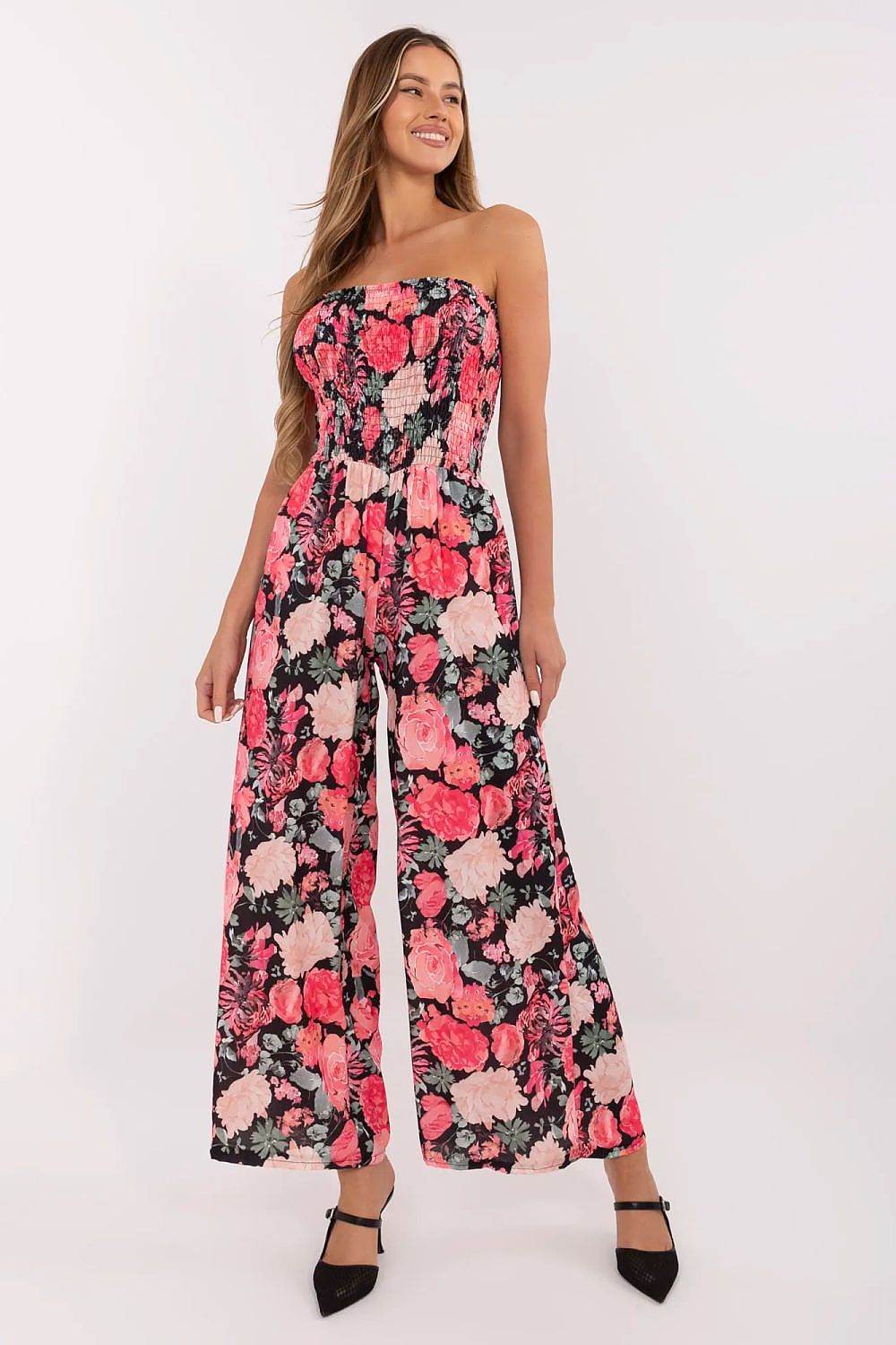 Stylish Floral Jumpsuit with Lightweight Comfort - INDIEZ COUTURE