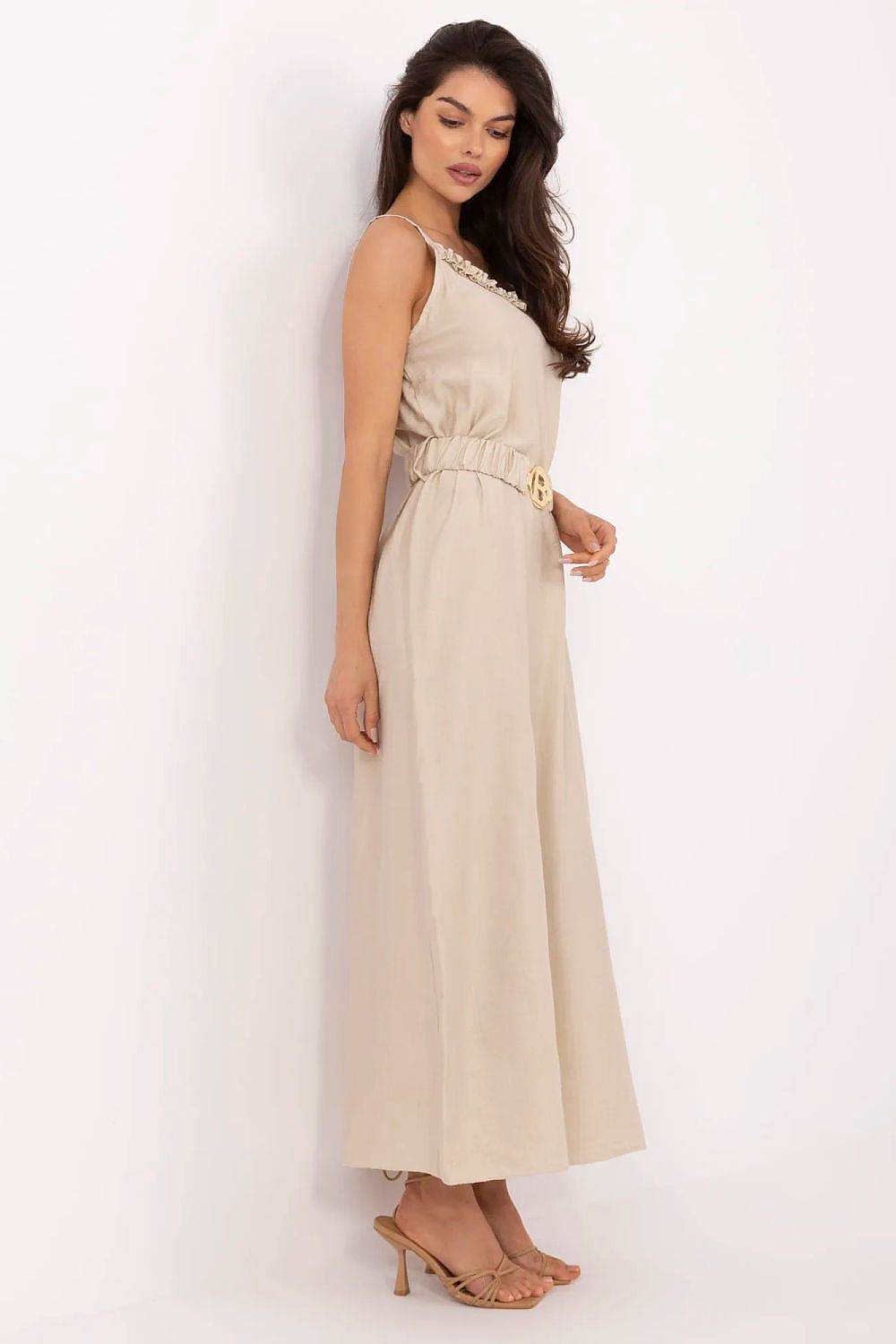Breathable Summer Maxi Dress with Elegant Simplicity - INDIEZ COUTURE