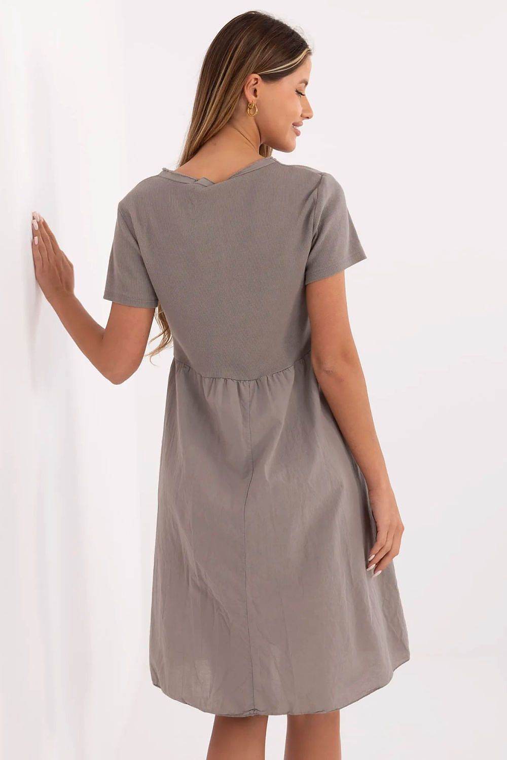 Flared Summer Dress with Breathable Cotton Blend - INDIEZ COUTURE