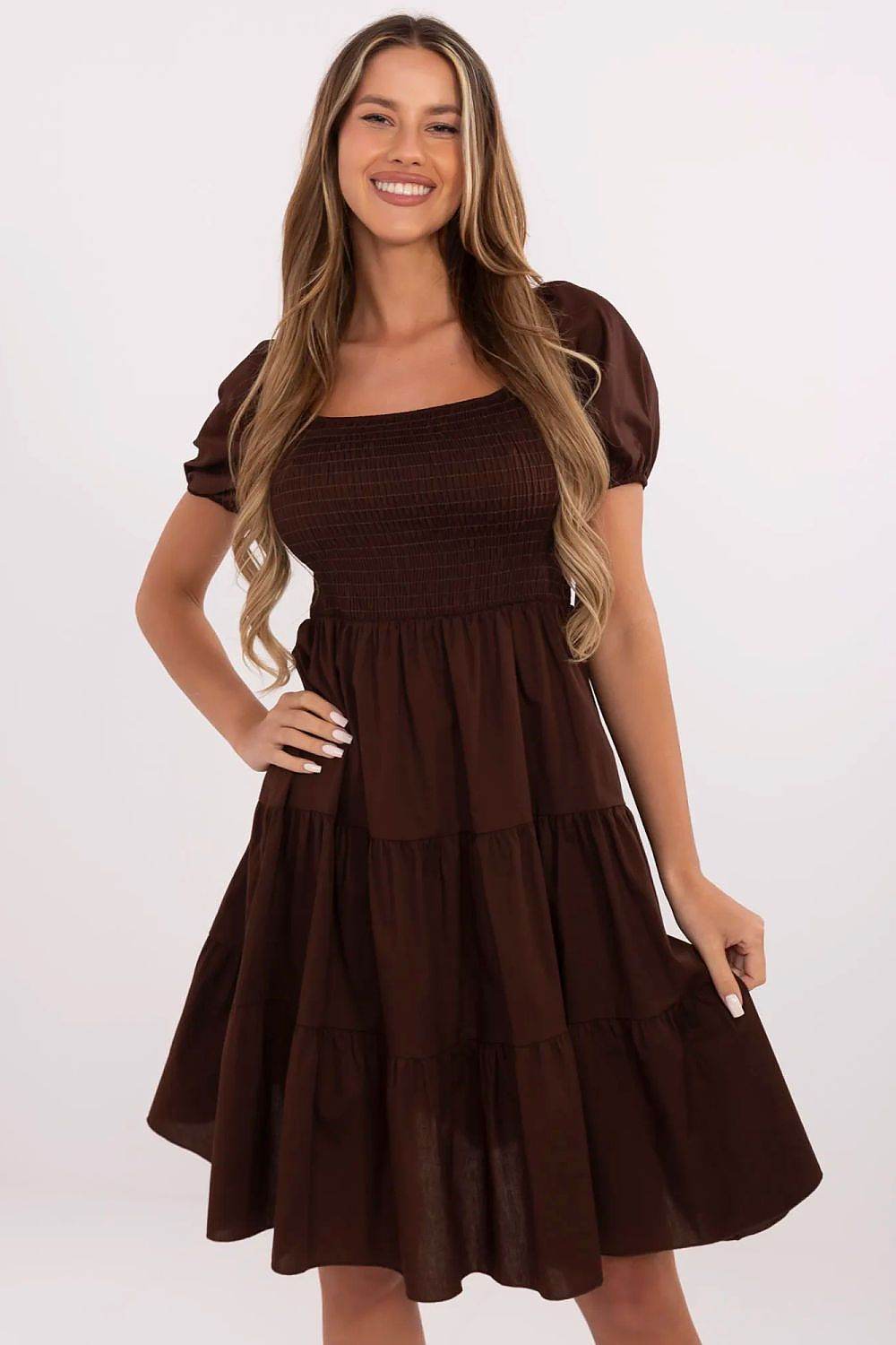 Flared Cotton Summer Dress for Effortless Style - INDIEZ COUTURE