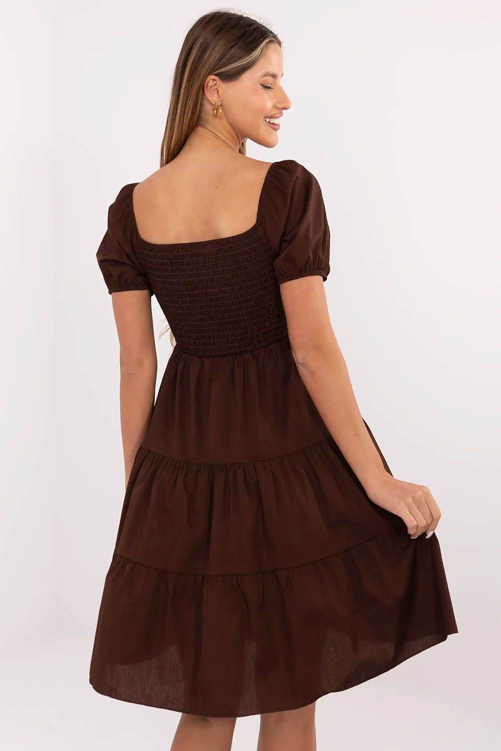 Flared Cotton Summer Dress for Effortless Style - INDIEZ COUTURE