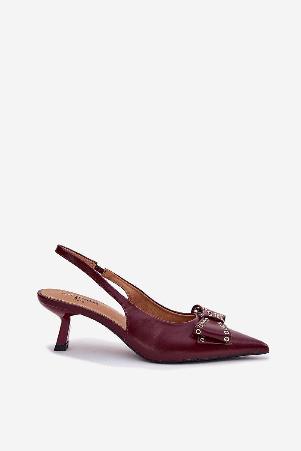 Elegant Eco Leather Women's High Heel Pumps - INDIEZ COUTURE