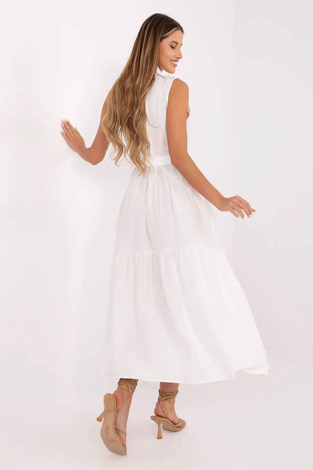 Elegant Maxi Daydress with Flared Cut Design - INDIEZ COUTURE