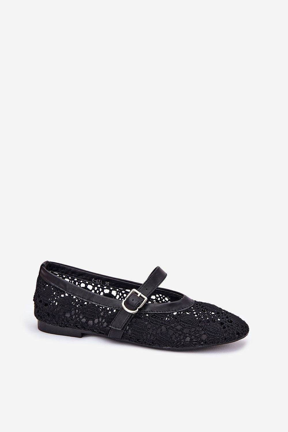 Comfortable Women's Ballet Flats with Adjustable Strap - INDIEZ COUTURE