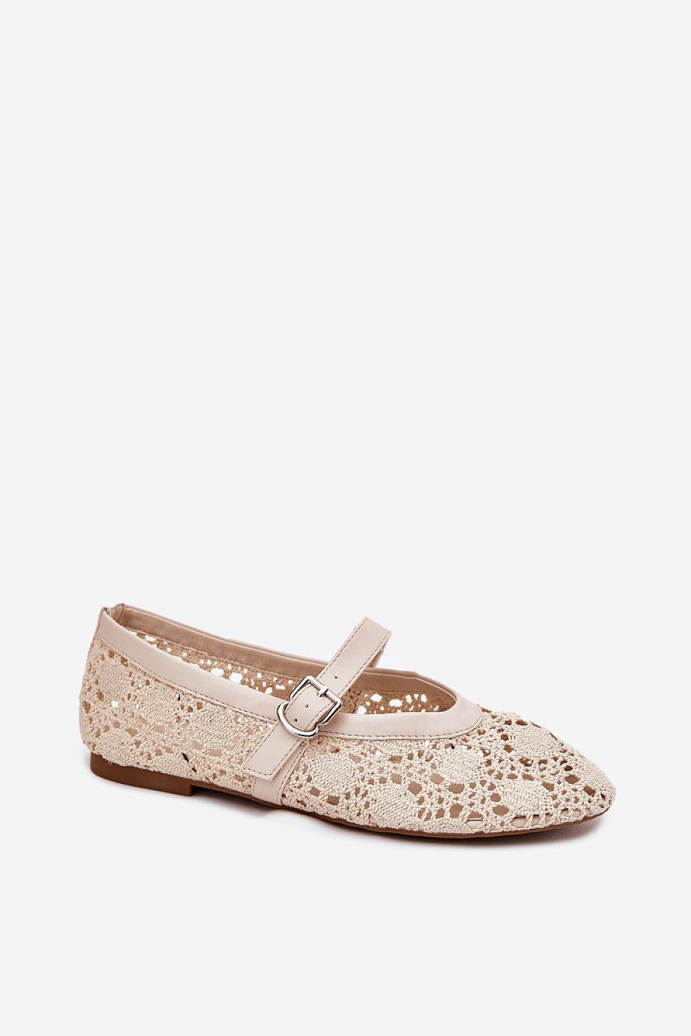 Comfortable Women's Ballet Flats with Adjustable Strap - INDIEZ COUTURE