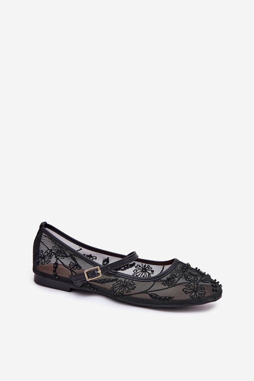 Stylish Mesh Ballet Flats with Comfortable Support - INDIEZ COUTURE