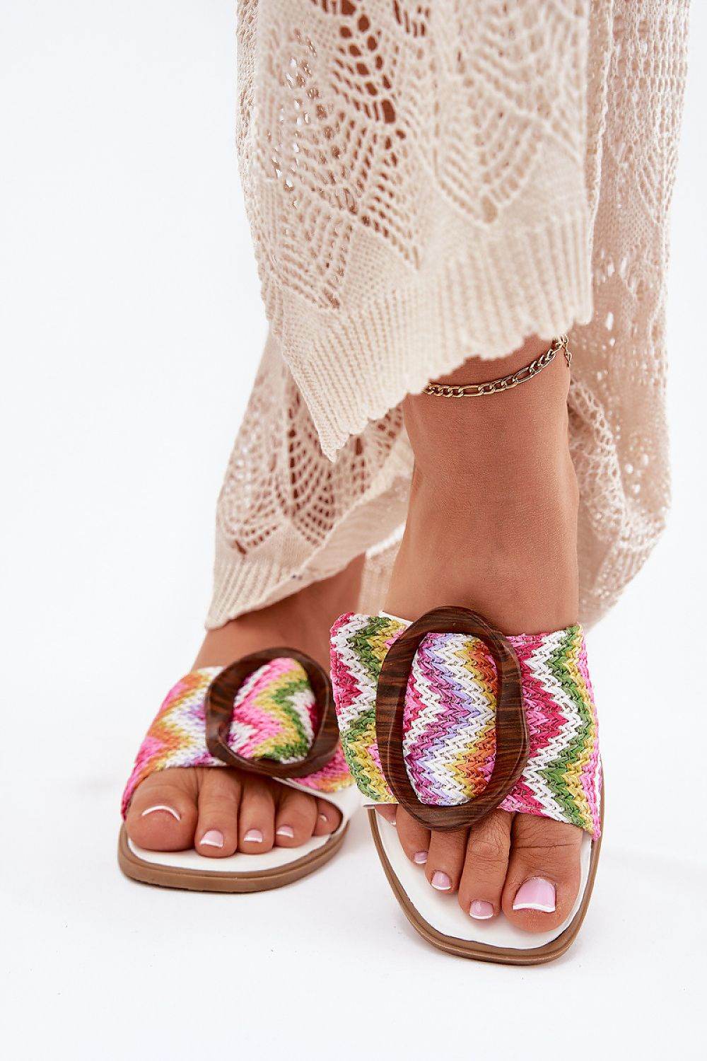 Eco-Leather Women's Braided Strap Sandals - INDIEZ COUTURE