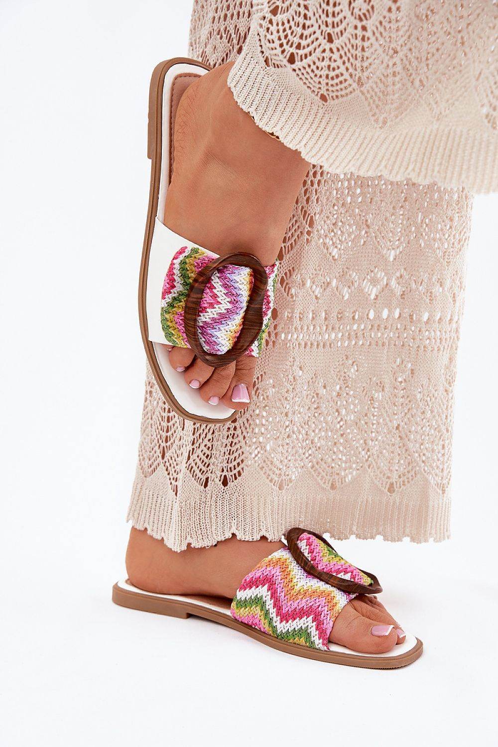 Eco-Leather Women's Braided Strap Sandals - INDIEZ COUTURE