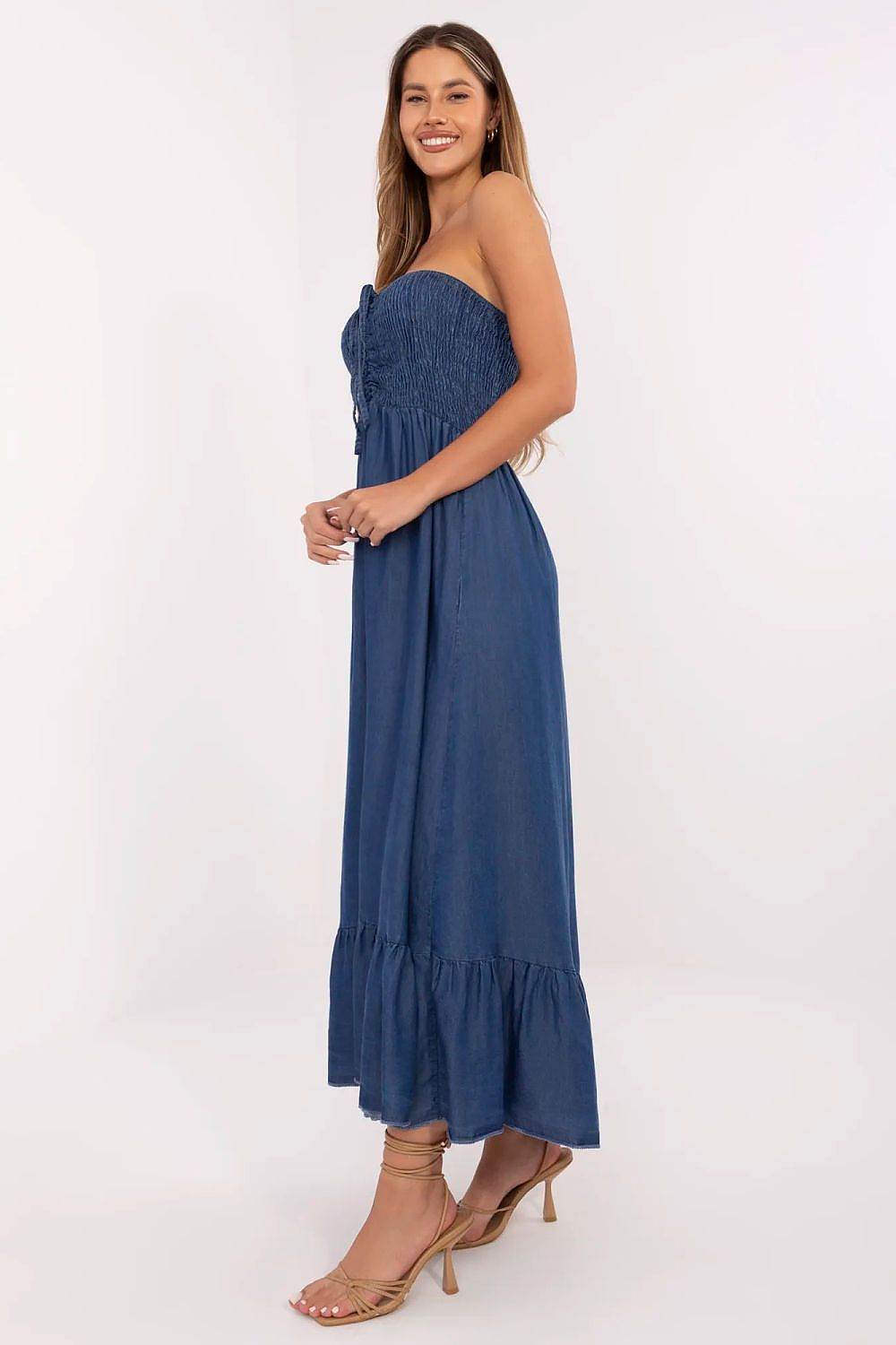 Lightweight Summer Maxi Dress with Flared Silhouette - INDIEZ COUTURE