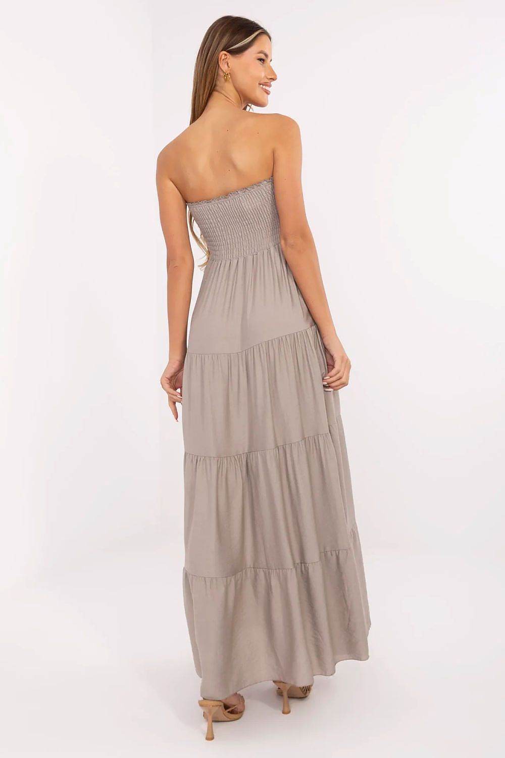 Breathable Summer Maxi Dress with Flared Cut - INDIEZ COUTURE