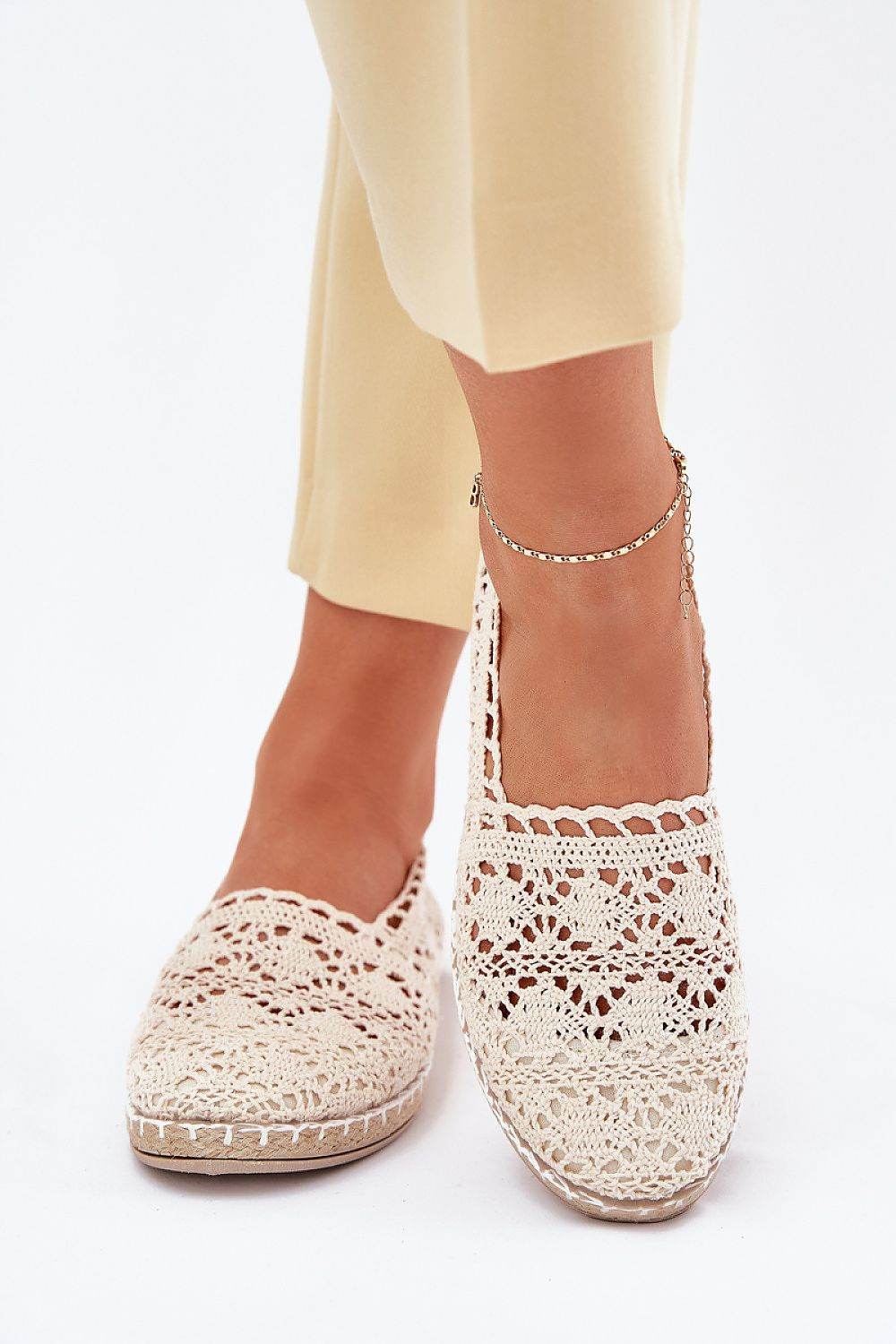 Lace Women's Espadrilles with Eco Leather Insole for All Day Comfort - INDIEZ COUTURE