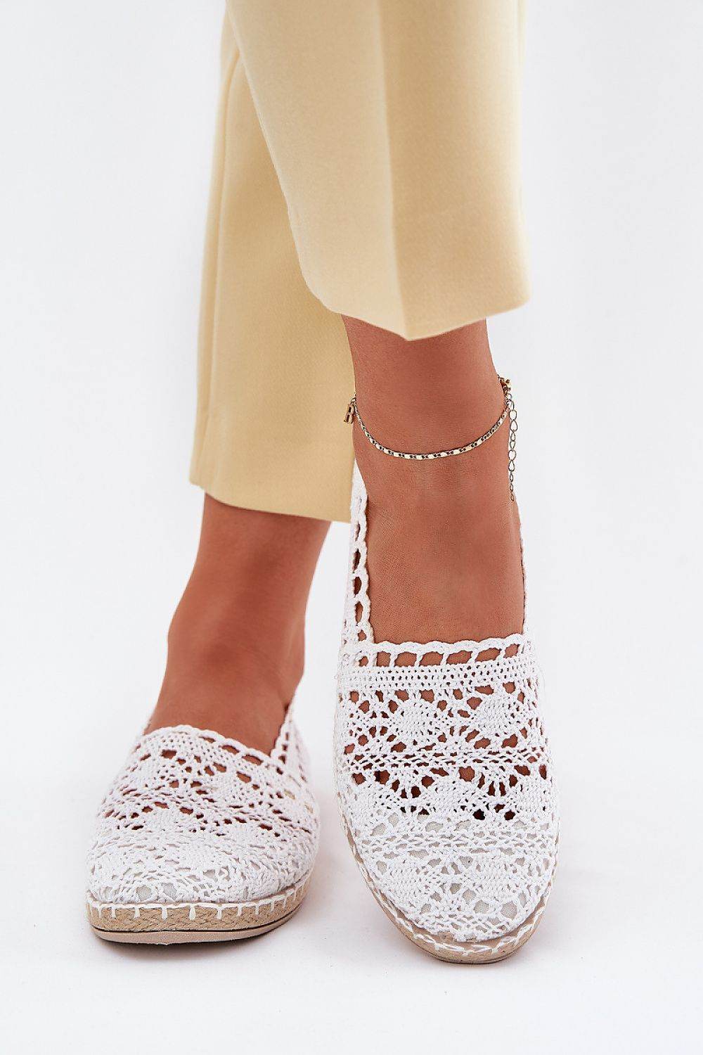 Lace Women's Espadrilles with Eco Leather Insole for All Day Comfort - INDIEZ COUTURE