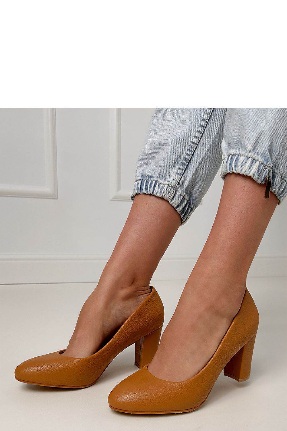 Block heel pumps PRIMO - INDIEZ COUTURE